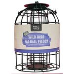 Natures Market 2 x BF008FB Squirrel Guard Hanging Fat Ball Feeder Wild Bird Garden Feeding Station