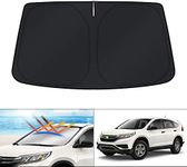 KUST Windshield Sun Shade for Honda CR-V 2012 2013 2014 2015 2016 CRV Accessories Sunshade Foldable Sun Visor Protector Blocks UV Rays Keep Your Car Cooler