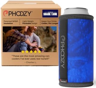PHOOZY Insulated Can Cooler for Tall 16 oz Cans - Patented Drink Sleeve with NASA-Inspired Technology - Keeps Beer, Soda & Sparkling Water Cold Longer - Lightweight Outdoor Can Holder - Blue