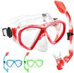 Kids Snorkel Set Dry Top Snorkeling