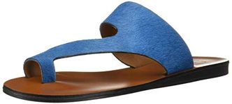 Kenneth Cole New York Women's Palm Flat Toe Loop Sandal, Cerulean, 4.5 UK