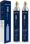 GLACIER FRESH 60L Co2 Carbonator Compatible with Soda Maker,14.5oz, Set of 2