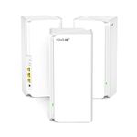 Tenda Nova Mesh Wi-Fi 6E AXE5700 Whole Home Tri-Band Mesh Wi-Fi 6E System, (MX21 Pro), 6G Band, Coverage up to 7-9 Rooms 4200 ft², Seamless Roaming, 8K, VR HD, Cloud Games, Pack of 3