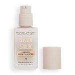 Makeup Revolution, Skin Silk Serum Foundation, Light to Medium Coverage, Contains Hyaluronic Acid, F3, 23ml