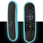 Luminous Blue Remote Cover Fit for Sky Q Box Touch/Non-Touch Remote Control, Remote Case Also for Sky Glass/Sky Stream TV Remote, Shockproof - Glow Blue (Please Confirm Compatibility By Figure 2)