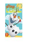 Disney Frozen Olaf STAY COOL Cotton Beach Bath Towel 70 x 140cm