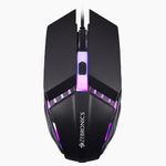 ZEBRONICS PHERO Wired Gaming Mouse with up to 1600 DPI, Rainbow LED Lights, DPI Switch, High Precision, Plug & Play, 4 Buttons