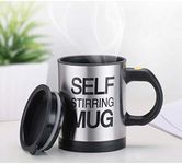 Self Stirring Coffee Mug, Stainless