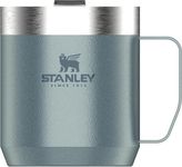 Stanley Classic Legendary Camp Mug 0.35L - Keeps 1.5 Hours Hot - 3 Hours Cold - Dishwasher Safe - Stainless Steel Camping Mug - BPA-Free Thermos Travel Mug - Hammertone Ice