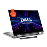 Dell Inspiron 7420 2in1 Laptop, Intel Core i5-1235U Processor/8GB/512GB SSD/14.0" (35.56cm)FHD+ with 16:10 Aspect Ratio/Active Pen/Win 11+ MSO'21/McAfee 15 Months/Backlit KB +FPR/Platinum Silver/1.5kg