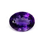 SriGem Natural Amethyst (Jamuniya) 11 carat amethyst / 11 ratti jamunia approx weight- CERTIFIED