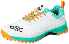 DSC Jaffa 22 Cricket Shoes for Mens UK-8 Sea Green/Fluro Orange