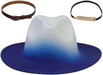 JK Home Fedora Hats with 2pcs Remov
