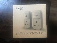 BT Mini Connector Kit - 1GB Twin Powerline Plugs 3859