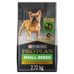 Purina Pro Plan Small Breed Dry Dog Food, Chicken & Rice - 2.72 kg Bag