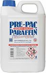 Opticare Pre-Pac Paraffin in 4L, Paraffin Oil for Greenhouse Heaters, Garden Heaters, Oil Burners, Liquid Paraffin Fuel for Garden Oil Lamps - 4 Litres