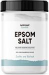 Nutricost Essentials Pure Epsom Salt 8 LBS (100% Pure Magnesium Sulfate) - Relaxing Soaking Solution