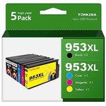 5 Combo Pack 953 XL 953XL Ink Cartridges Multipack Remanufactured for HP 953XL Ink Cartridges for HP 953 Ink Cartridges Compatible for HP Officejet Pro 7720 7740 8710 8210 8715 8720 7730 8730 Printers