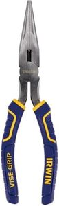 IRWIN VISE-GRIP Long Nose Pliers with Wire Cutter, 8-Inch (2078218)