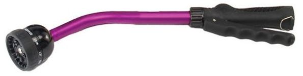 Dramm 13866 Touch N Rain Wand Full Flow Trigger Style Shut Off Valve with Lock, for Garden, Yard, Watering Plants, Hanging Baskets, Berry, 16 Inches Long