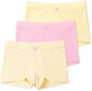Lucky & Me Girls Undershorts for Under Dresses and Uniforms, Sophie Shortie 3 Pack, Meadow, 9-10 Years
