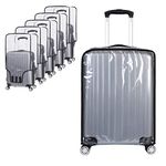 Suitcase Cover Protectors, Clear PVC Luggage Protector Waterproof DustProof Scratchproof Trolley Case Cover 28 Inch Fits for Business Trip Travel School Daily Using