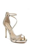 Jewel Badgley Mischka Galen Platform Glitter Evening Shoe, Gold, 7