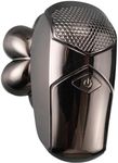 Detachable Head Shavers, SHPAVVER 5 in 1 Electric Razor IPX7 Waterproof for Bald Men, Wet Dry LED Display Rechargeable 7D Rotary Shaver Grooming Kit with Type C Charge A，Gray Black