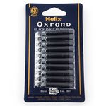 Helix Oxford Ink Cartridges - Black (Pack of 20)