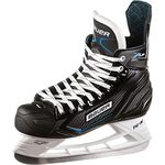 Bauer Men's S21 X-Lp Skate-Sr Field Hockey Shoe, Schwarz/Weiss/Blau/Silber, 9 UK