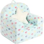 MOMCAYWEX Colorful Heart Kids Sofa 