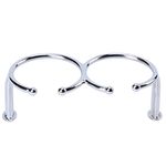 Amarine Made Boat Double Ring Drink Holder Open-Ring Design 316 Marine Grade Stainless Steel Cup Holder Polished for Marine Yacht Truck RV Car Trailer