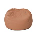 rucomfy Beanbags Small Kids Bean Bag Chair. Safe Beanbag Seat for Boys and Girls. Arrives Pre-Filled. Machine Washable, Durable & Comfortable 50 x 65cm (Sandstone)