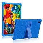 Lenovo Tab M10 3rd Gen Case for kids 10.1,ATOOZ Soft Silicone Shockproof Case for Lenovo Tab M10 3rd Gen Tablet 2022 (TB-328F/TB-328X) with PC Stand (Dark blue)