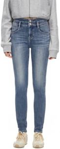 Miss Sixty Women's Skinny Jeans Cashmere Fleece-Lined Stretchy Retro High-Waist Jeans Medium Blue Length：30”28