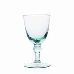 Grehom Recycled Glass Wine Glasses (Set of 2) - Curved Ball (275ml); Recycled Glassware