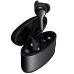 Boompods Bassline ANC True Wireless Earbuds - Bluetooth Earphones, In Ear Wireless Headphones with Microphone, Ear Buds with IPX4 Waterproof Rating, 5 Hours Playtime, Black