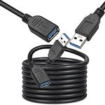 rts 3 Meter USB 3.0 Male A to Female A Extension Cable Speed 5GBps for Laptop, Television Computer Printer, Scanner, Camera, Smartphone USB Flash Pen Drive, Card Reader, Hard Drive, Keyboard,Mouse