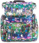 JuJuBe x Tokidoki Diaper Backpack + Messenger Bag, Be Sporty | Multi-Functional, Lightweight, Durable + Travel Friendly | Camp Toki