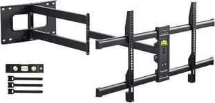 FORGING MOUNT Long Reach TV Wall Bracket Mount Swivel Tilt Full Motion TV Bracket with 109CM Articulating Arm Tv Wall Mount,Fits 42-86 Inch Flat/Curve Tvs, Holds up to 50kg, VESA 800x400mm