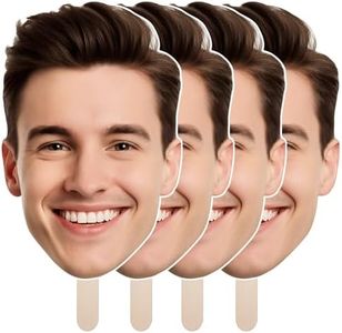 EZISHIPS Big Head Cutout on a Stick – 6" to 48" Personalized Face Cutouts for Graduation Party, Birthday Custom Photo Booth Decoration Gifts, 1PC