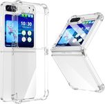 Egotude Shockproof Transparent Hard Back Cover Case for Samsung Galaxy Flip 6