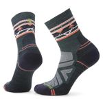 Smartwool Womens Hike Light Cushion Zig Zag Valley Mid Crew Socks, TWILIGHT BLUE, S EU