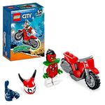 LEGO City Reckless Scorpion Stunt Bike 60332 Building Kit (15 Pcs),Multicolor