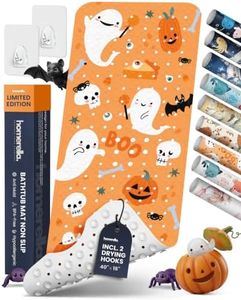 homerella Halloween Non-Slip & Anti-Mold Bathtub Mat for Baby & Kids 40x16