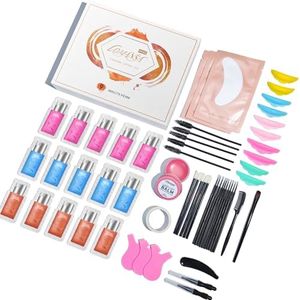 Lomansa Kit Rehaussement de Cils, Lash Lift Kit, Lotion en Sachets, Adapté aux Débutants et aux Salons (Baume Rehaussement Cils)