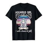 Aquarius Girl Birthday Shirt for Wo
