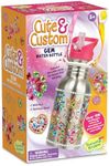 MindWare Cute & Custom Gem Water Bottle Decorating Kit, DIY Craft Activity with Stainless Steel Bottle and Gem Stickers, Creative Personalization Toy for Kids Ages 5 and Up, Arts and Crafts Gift