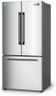 BLACK+DECKER 18 Cu. Ft. French Door Refrigerator with Built-in Ice Maker, Full Size Refrigerator with Bottom Mount Freezer Drawer, Frost Free, ENERGY STAR certified, BRF1800GIMS, Stainless Look