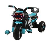 JoyRide Noise Bike Pedal Tricycle for Kids Toddler Trike Headlight, Music,Eva Wheels & Curved Seat and backrest Push Along Pedal Trike for 15 Months to 3 Years Green